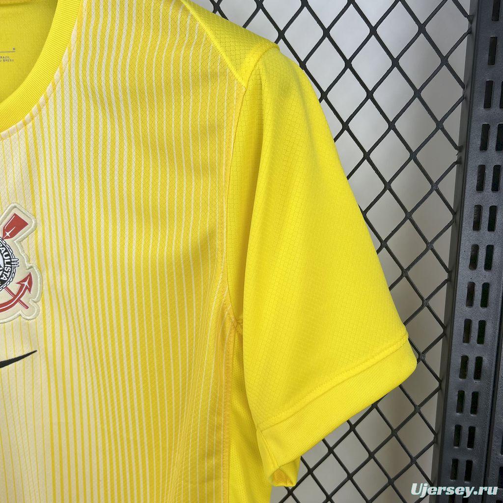 2025/26 Corinthians Yellow Goalkeeper Jersey