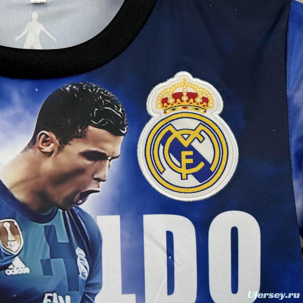2025/26 Kids Cristiano Ronaldo Real Madrid Kit