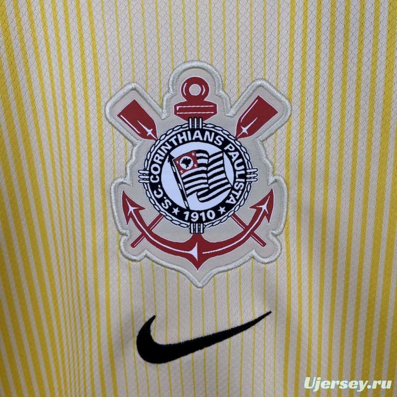 2025/26 Corinthians Yellow Goalkeeper Jersey