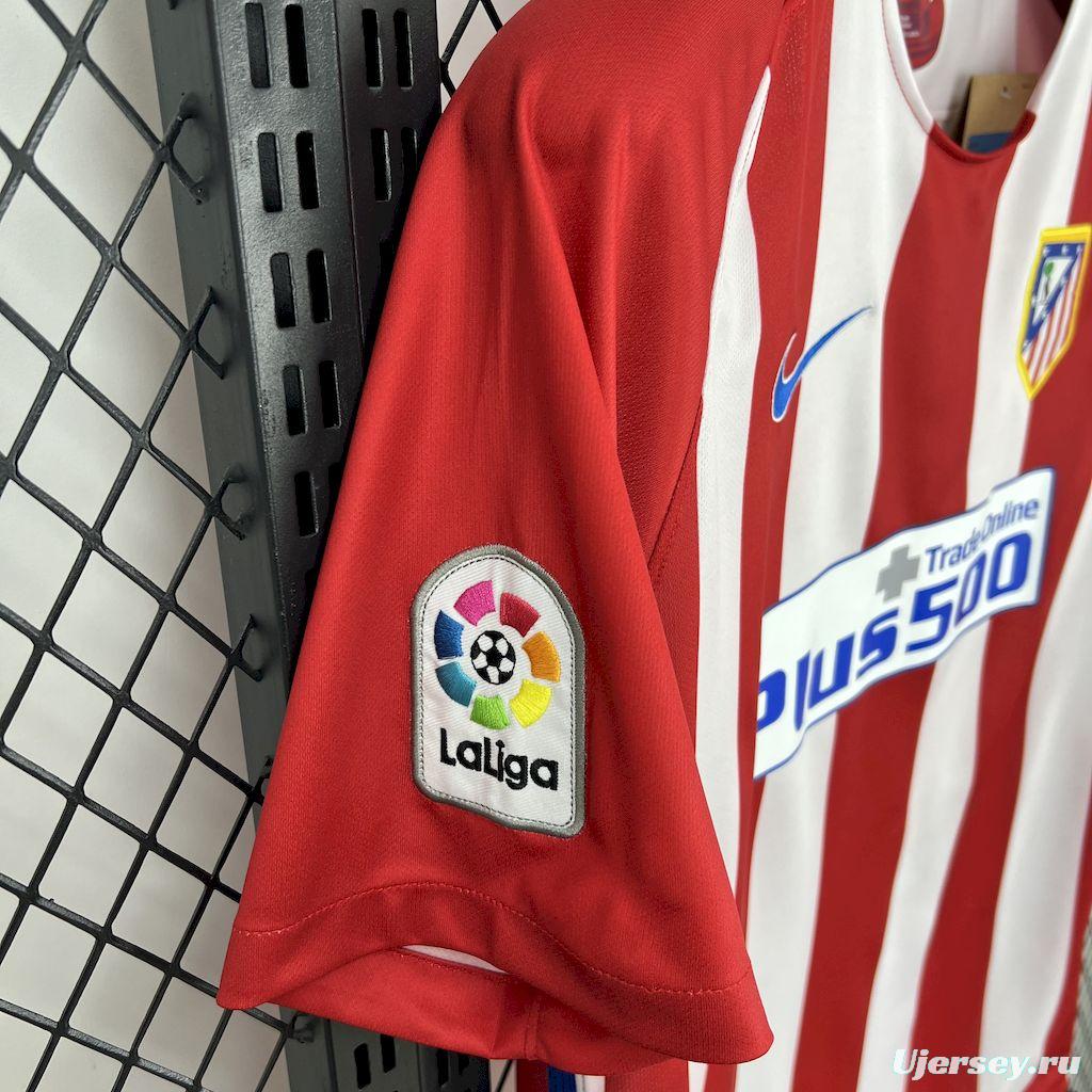 Retro 2016/17 Atletico Madrid Home Jersey