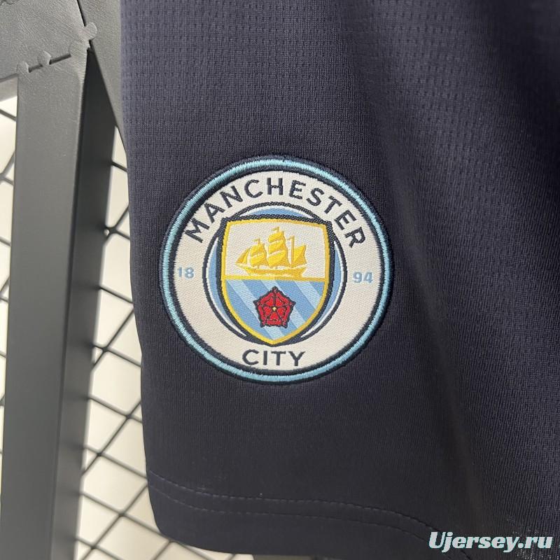 25/26 Manchester City Black Shorts