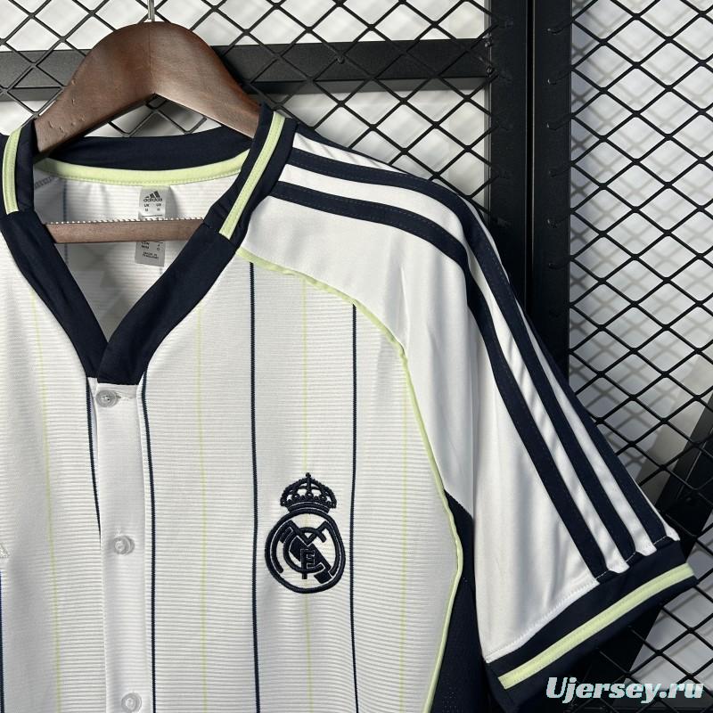 25/26 Real Madrid US Pack Baseball Jersey