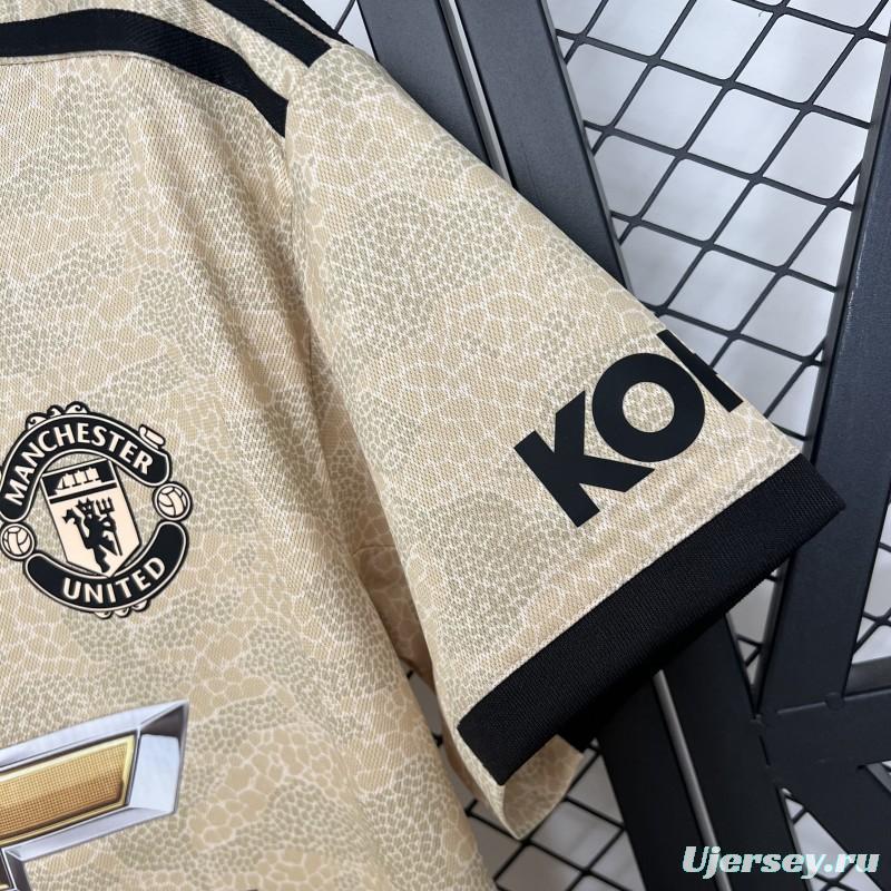 19/20 Retro Manchester United Away Jersey