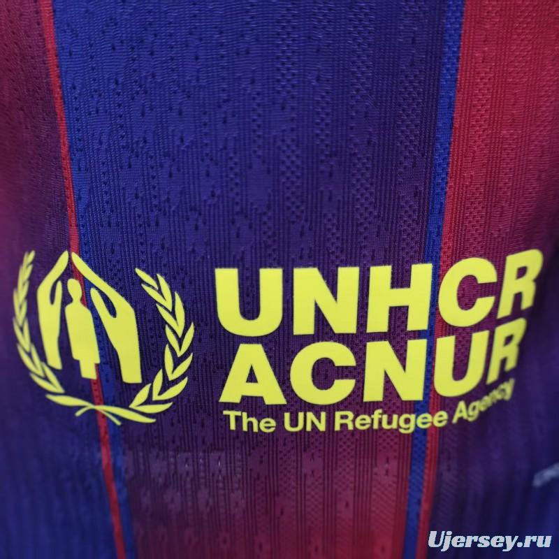 Player Version 25/26 Barcelona Home Jersey