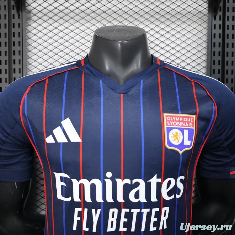 Player Version 25/26 Olympique Lyonnais/Lyon Away Jersey