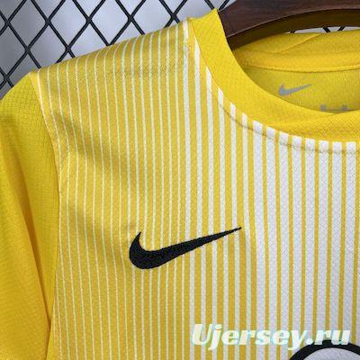 2025/26 Kids Atletico Madrid Yellow Goalkeeper Jersey