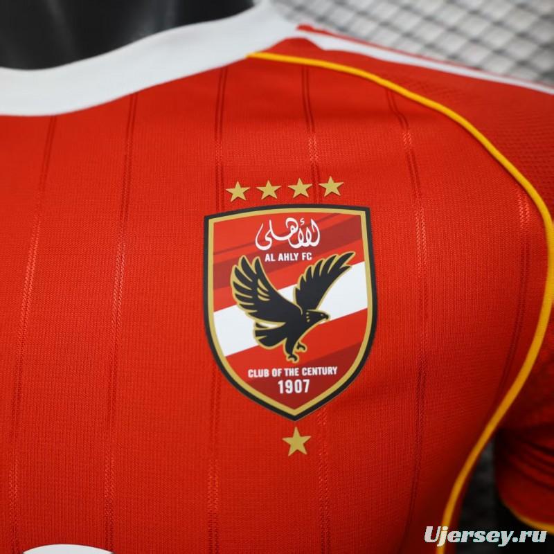 Player Version 25/26 Al Ahly FC Home Jersey