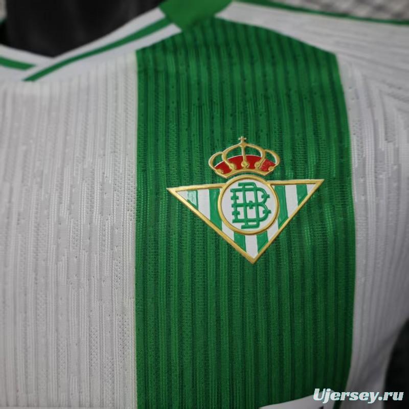 Player Version 25/26 Real Betis Home Jersey