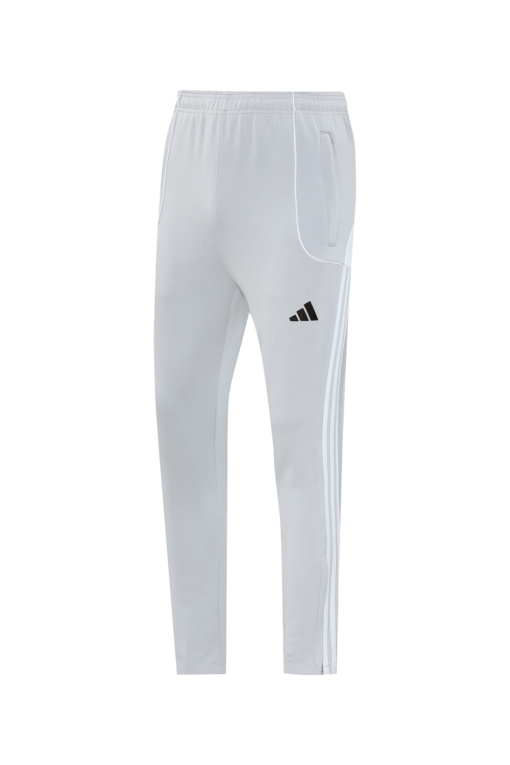 25/26 Real Madrid Grey/White Full Zipper Jacket + Long Pants