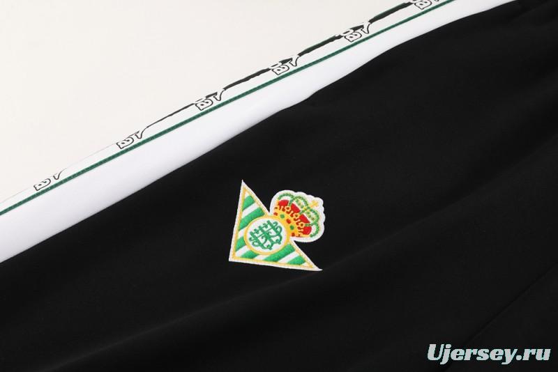 25/26 Real Betis WHITE/Black/Green Full Zipper Jacket + Long Pants