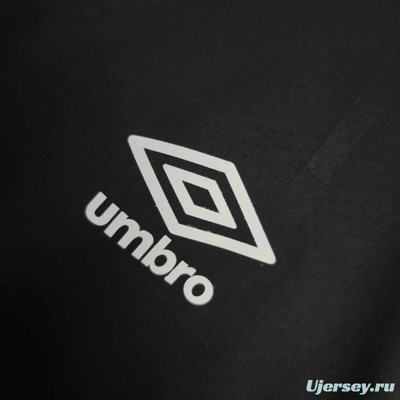 25/26 Santos Jacket Black Windbreaker