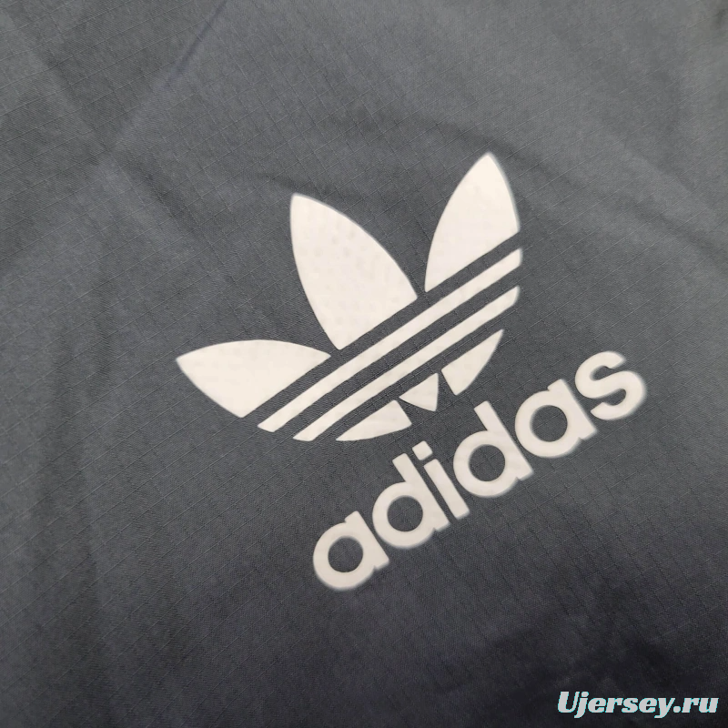 25/26 Real Madrid Jacket Grey Windbreaker