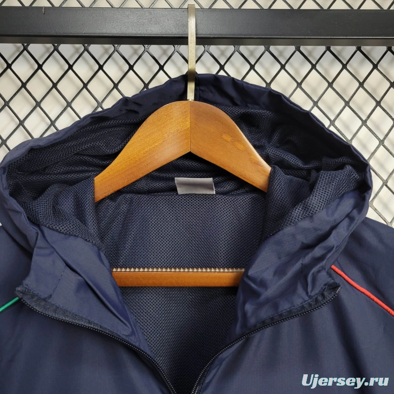 2025 Portugal Jacket Navy Windbreaker