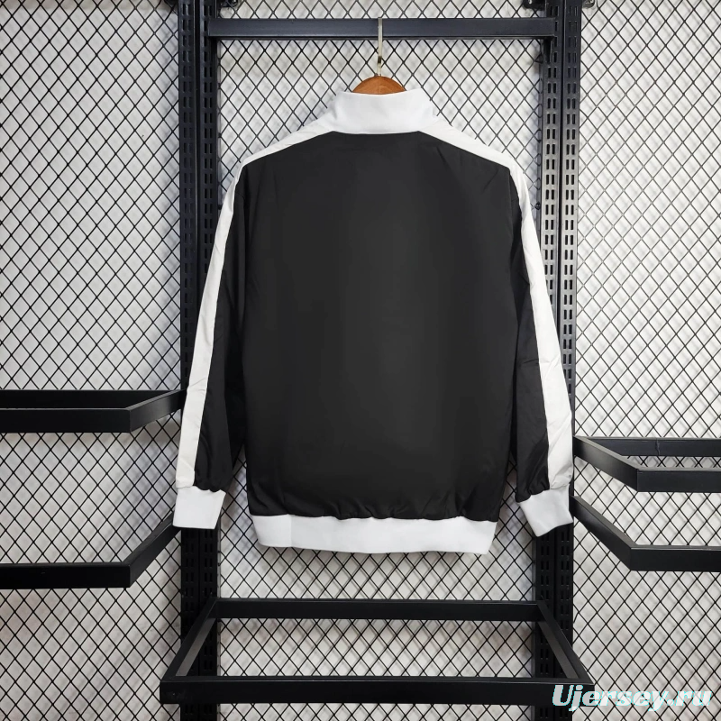 25/26 Santos Jacket Black Windbreaker