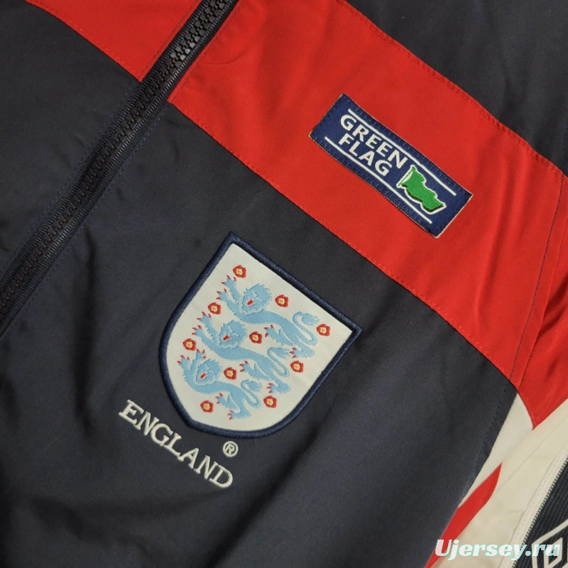 2025 England Jacket Navy/Red/White Windbreaker