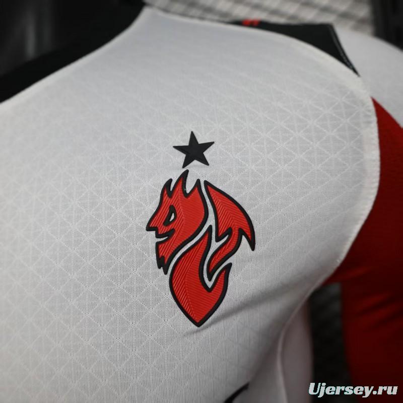 Player Version 25/26 AC Milan Away Long Sleeve Jersey