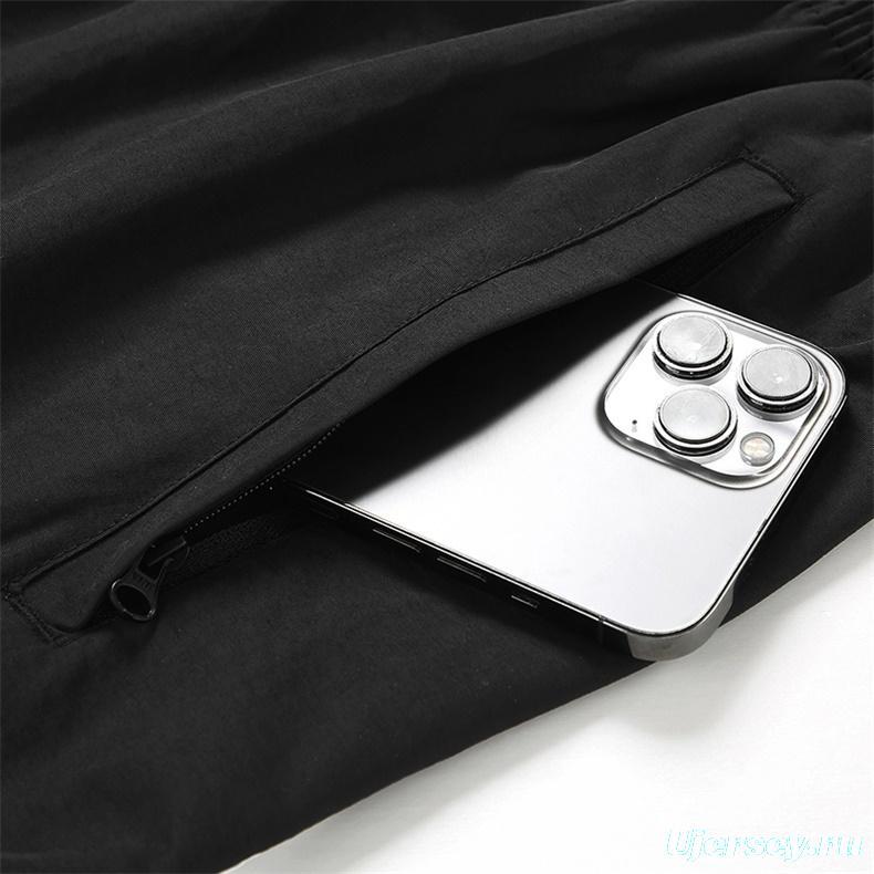 2025 Adidas Original Blue/Brick red/Bright Red/BLACK Full Zipper Windbreaker 4 Colors