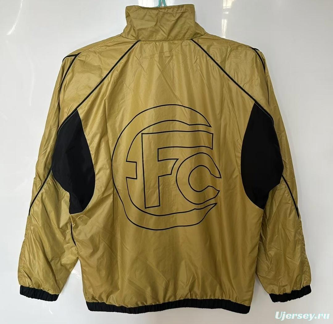 25/26 Equipo FC Reversible Golden/Black Reversible  Windbreaker