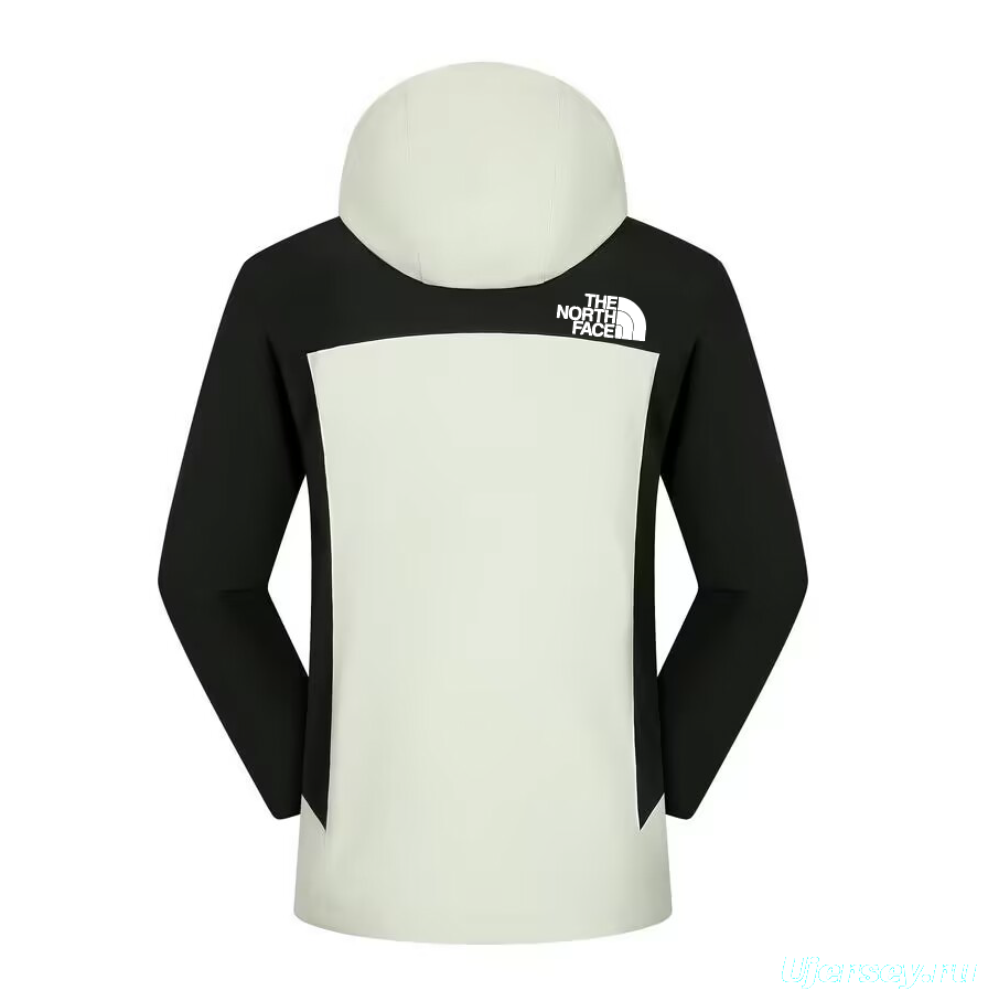 2025 The North Face Men's Mountain Light Jacket - Classic Black/Cream Colorblock