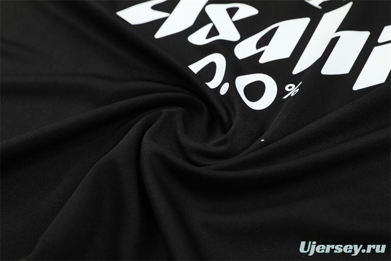 25/26 Manchester City Black Half Zipper Jacket+Long Pants