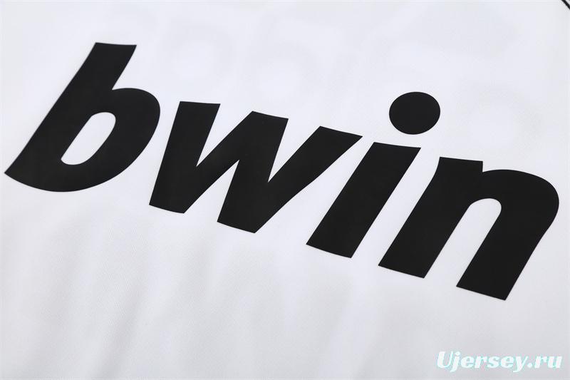 Retro 12/13 Real Madrid White/Blue Half Zipper Jacket