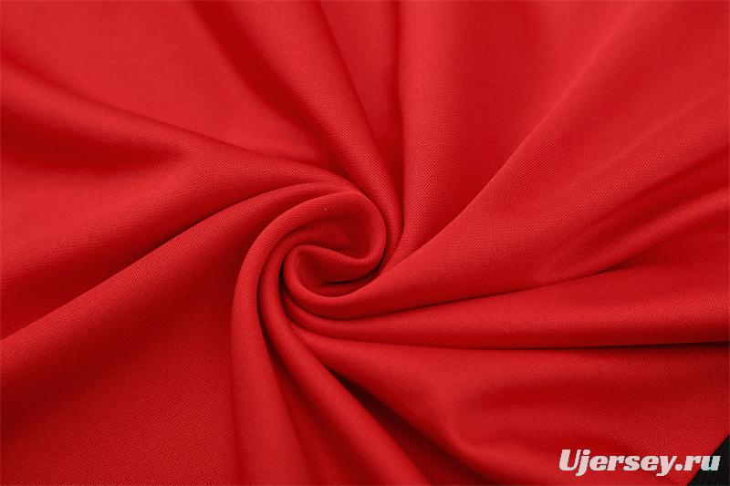 Retro 03/04 AC Milan Red Half Zipper Jacket