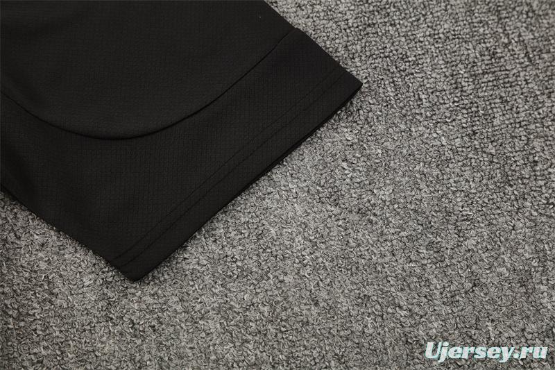 25/26 Manchester City Black with XS Short Sleeve+Soccer Shorts