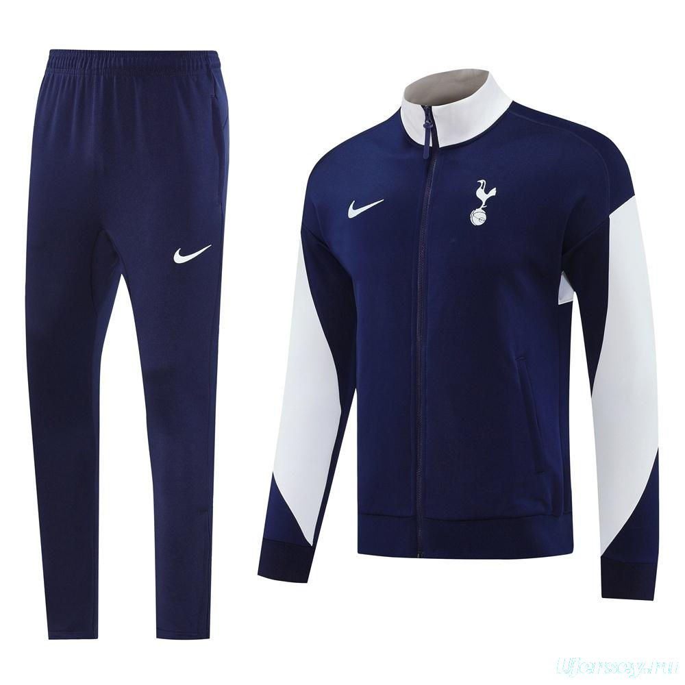 2025 NIKE Black/WHITE Full Zipper Jacket + Long Pants