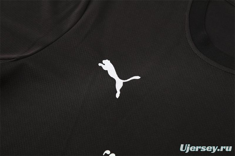 25/26 Manchester City Black with XS Short Sleeve+Soccer Shorts