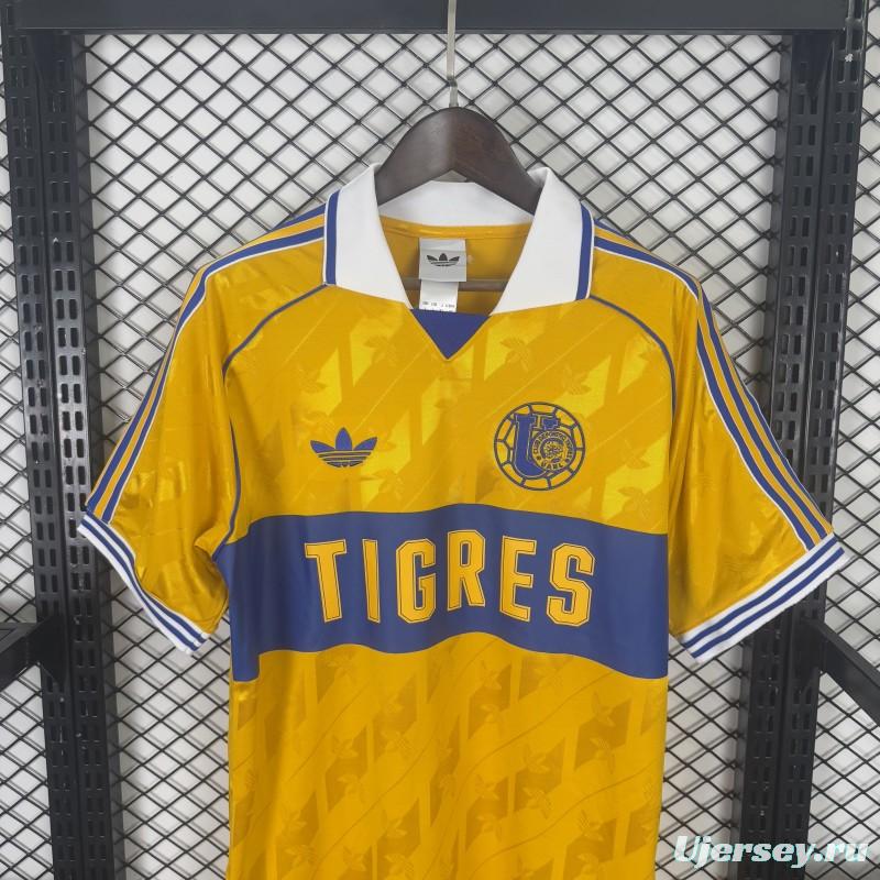 Retro Tigres UANL Yellow & Blue Classic Home Jersey