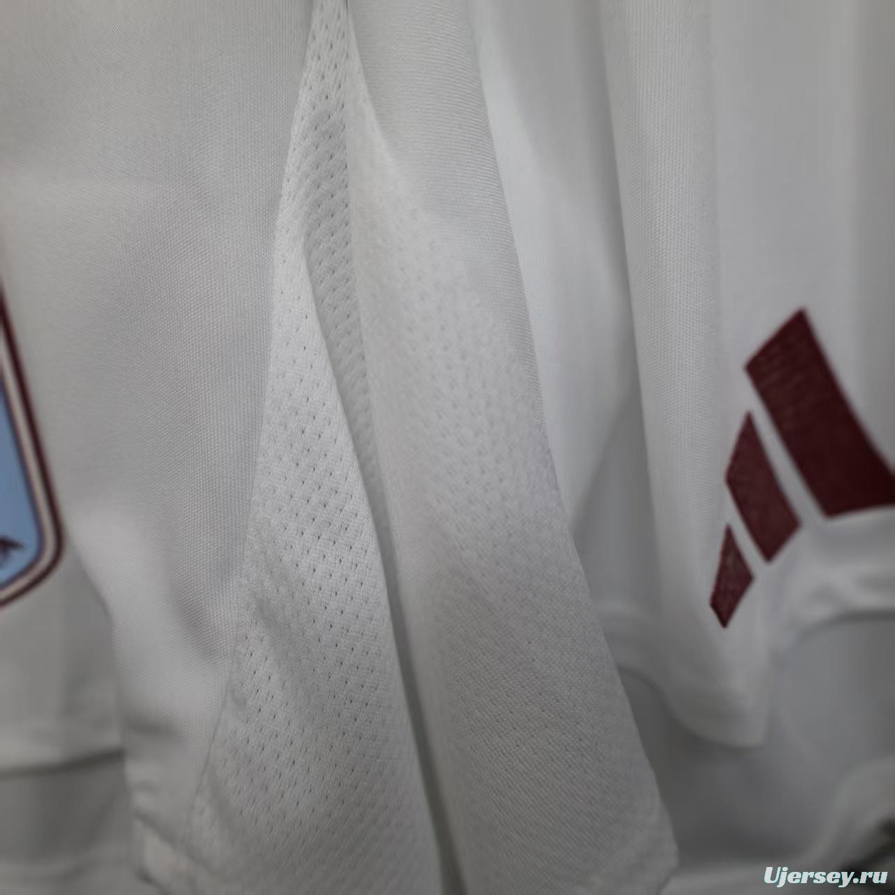 Player Version 25/26 Aston Villa White Shorts
