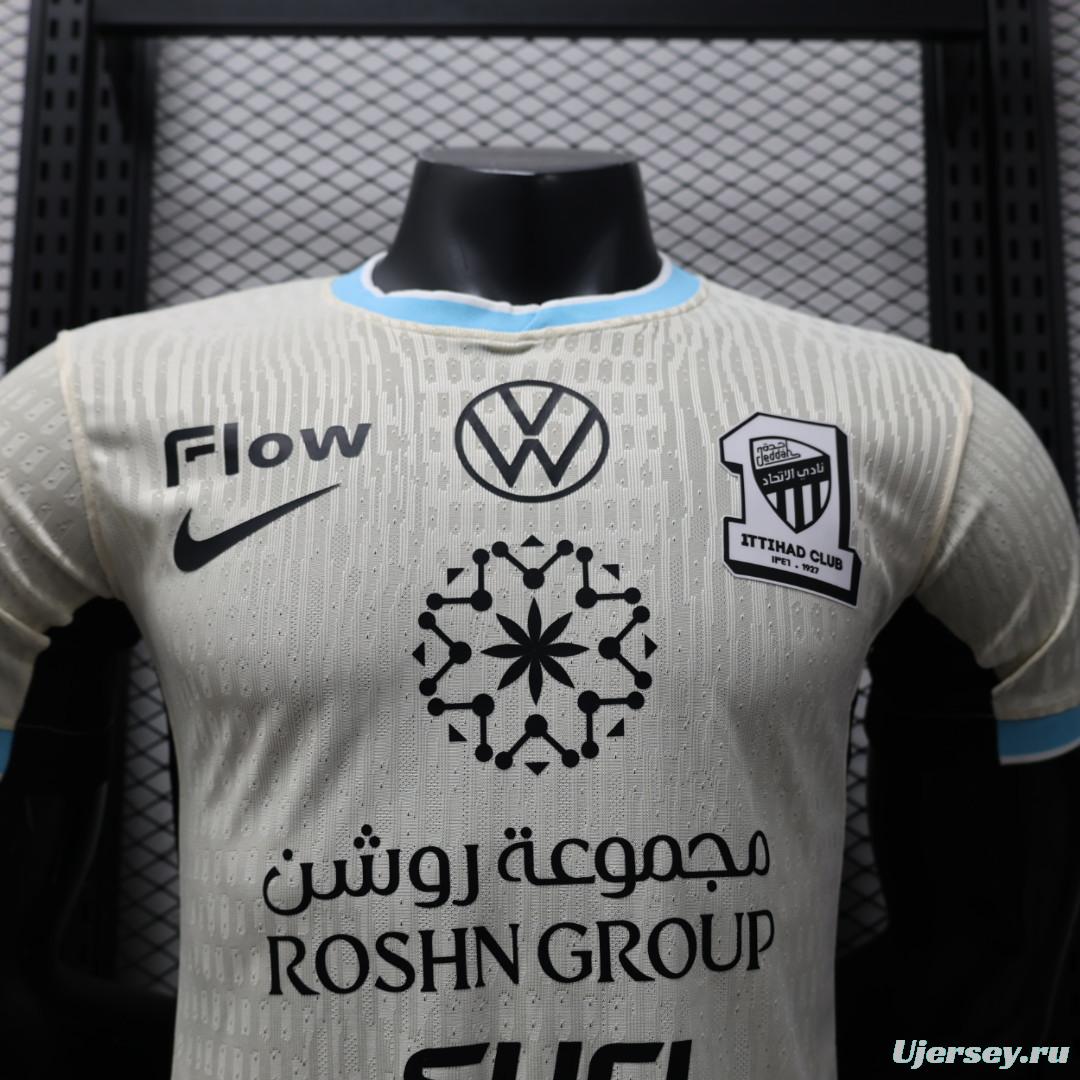 Player Version 25/26 Al-Ittihad Away WHITE Jersey