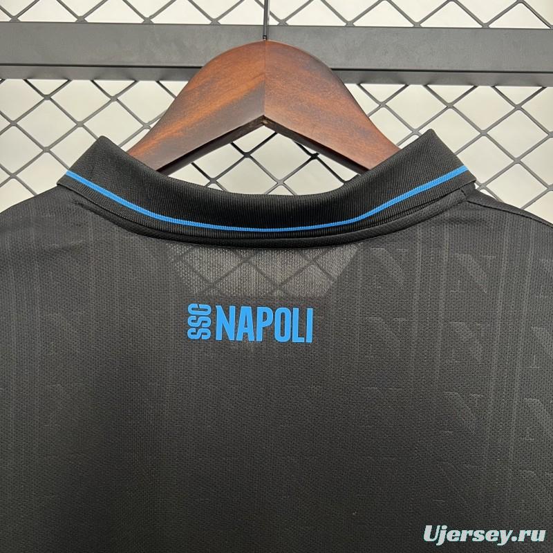25/26 Napoli Third Black Jersey