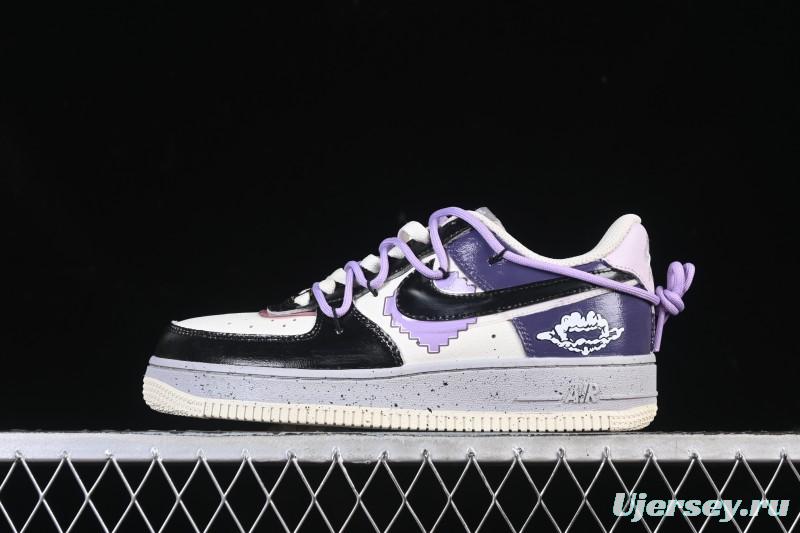 Nike Air Force 1 '07 Low Pixel Cloud Tracking Casual Sports Sneakers - CJ0304-106