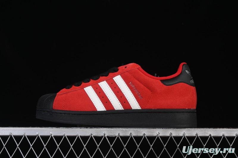 Adidas Superstar II Casual Sneakers with Shell Toe Design - JQ3220