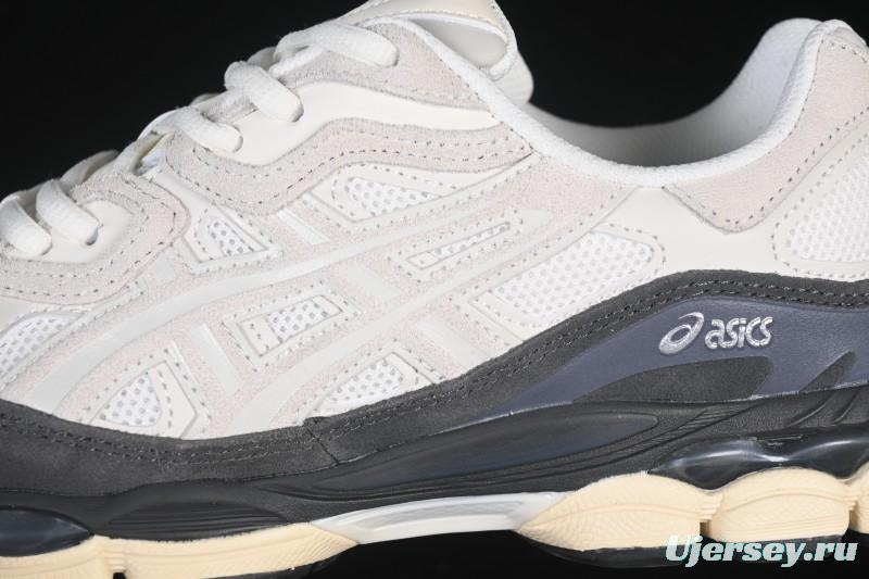 Asics Gel-NYC Retro Running Shoes with Breathable Mesh and Suede Upper - 1203A383-111