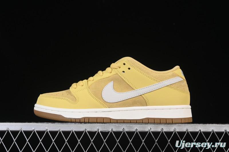 Nike SB Dunk Low Saturn Gold Low-Top Skate Shoes - FJ1674-700
