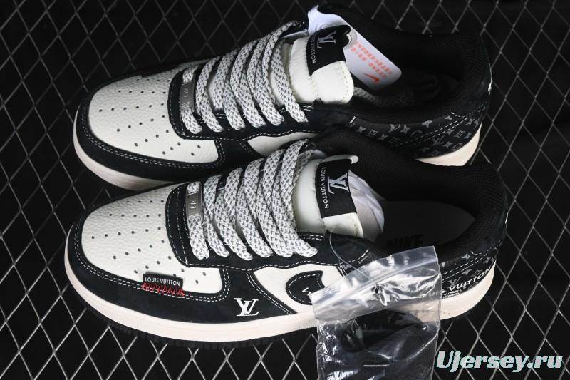 Nike Air Force 1 '07 Low LV Collaboration Stitched Label Print Casual Sneakers - CX5050-Y10