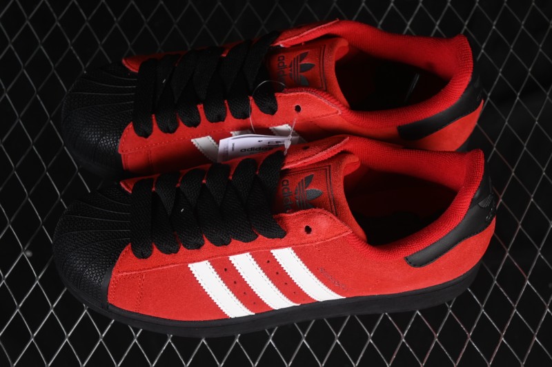 Adidas Superstar II Casual Sneakers with Shell Toe Design - JQ3220