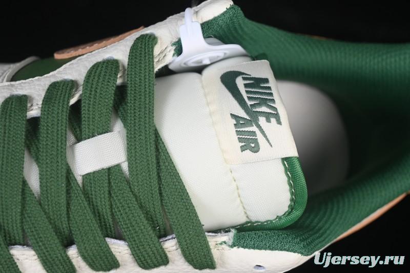 Nike Air Force 1 '07 Low Stone Island Collaboration Beige Green Floral Casual Sneakers - JP8028-010