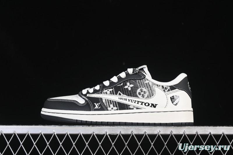 Nike Travis Scott x Fragment Design x Air Jordan 1 Low OG SP AJ1 Low Top Casual Sneakers - SC0601-052