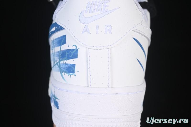 Nike Air Force 1'07 Low Pisces Hand-Painted Doodle Zodiac Series - 219-320