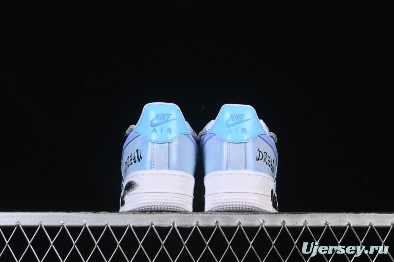 Nike Air Force 1'07 Low Chasing Dream Hand-Painted Graffiti Casual Sneakers - CW2288-101