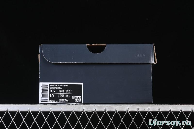 Nike Air Force 1 '07 Low Casual Sneakers with Full-Length Air Cushion - IB7677-101