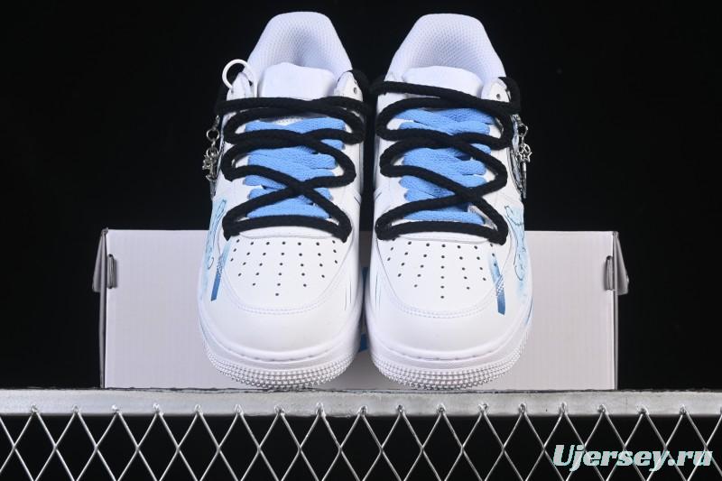 Nike Air Force 1'07 Low Pisces Hand-Painted Doodle Zodiac Series - 219-320