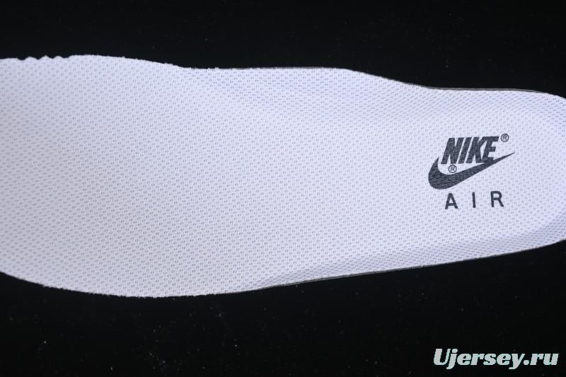 Nike Air Force 1 '07 Low Casual Sneakers in White Navy Blue - YF9511-816