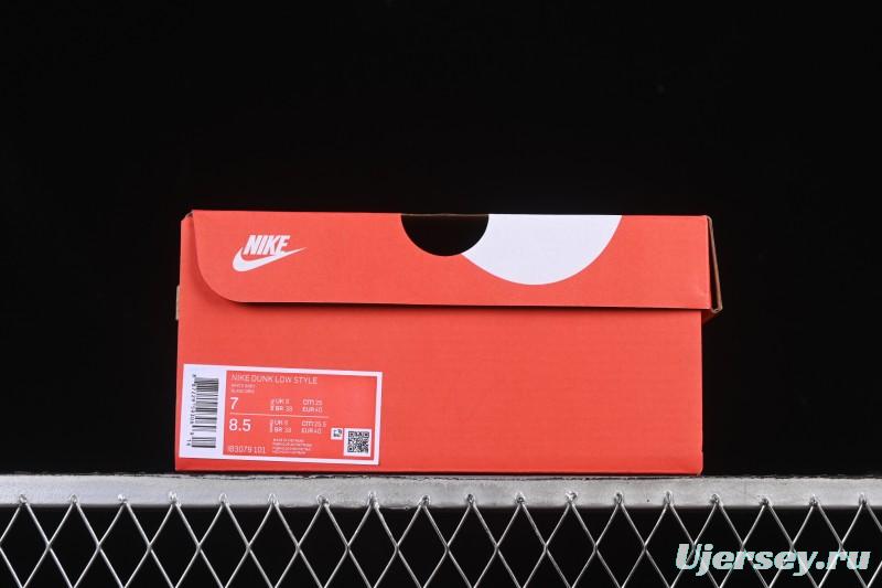 Nike SB Dunk Low White Black Grey Low-Top Casual Skate Shoes - IB3079-101