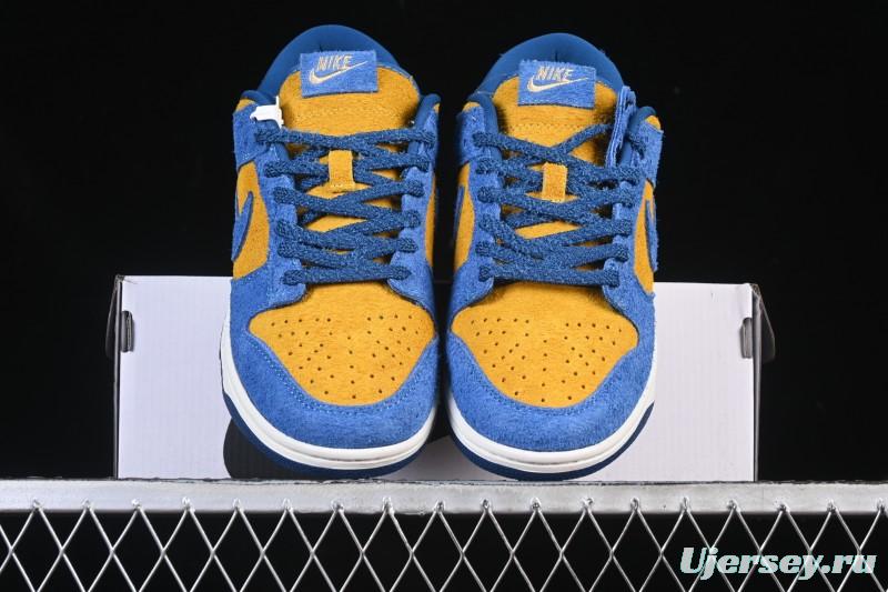 Nike Dunk Low Panda Blue Orange Low-Top Casual Skate Shoes - IH7648-700