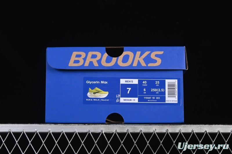 Brooks Glycerin Max Men's Cushioned Marathon Nitrogen Running Shoes 1104471D303