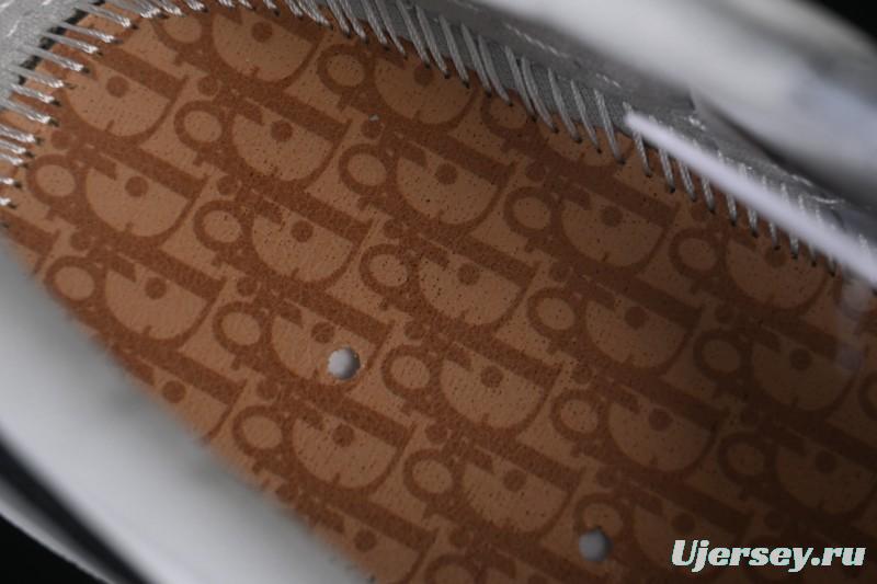 Dior Air Jordan 1 Low White Grey Collaboration Low-Top Sneakers - CN8608-002